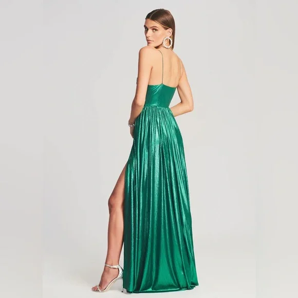 NWT Retrofete Doss Dress in Natural Green XS